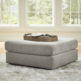 Avaliyah Ash 4-Piece Sectional and Oversized Accent Ottoman (Online Special Price) - Ornate Home
