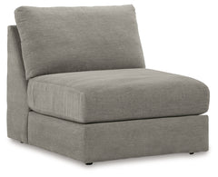 Avaliyah Ash 4-Piece Sectional and Oversized Accent Ottoman - Ornate Home