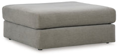 Avaliyah Ash 4-Piece Sectional and Oversized Accent Ottoman - Ornate Home