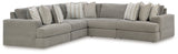 Avaliyah Ash 5-Piece Sectional (Online Special Price) - Ornate Home