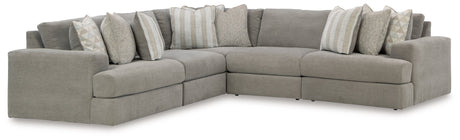 Avaliyah Ash 5-Piece Sectional - Ornate Home