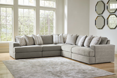 Avaliyah Ash 5-Piece Sectional - Ornate Home