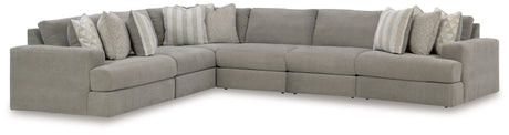 Avaliyah Ash 6-Piece Sectional - Ornate Home