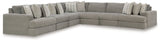 Avaliyah Ash 7-Piece Sectional (Online Special Price) - Ornate Home