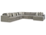 Avaliyah Ash 7-Piece Sectional with Chaise (Online Special Price) - Ornate Home