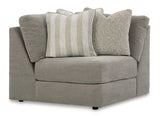 Avaliyah Ash Gray Chenille Modular Sectional Units - Ornate Home