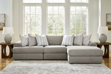 Avaliyah Ash Gray Chenille Modular Sectional Units - Ornate Home