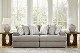 Avaliyah Ash Gray Chenille Modular Sectional Units - Ornate Home