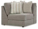 Avaliyah Ash Gray Chenille Modular Sectional Units - Ornate Home