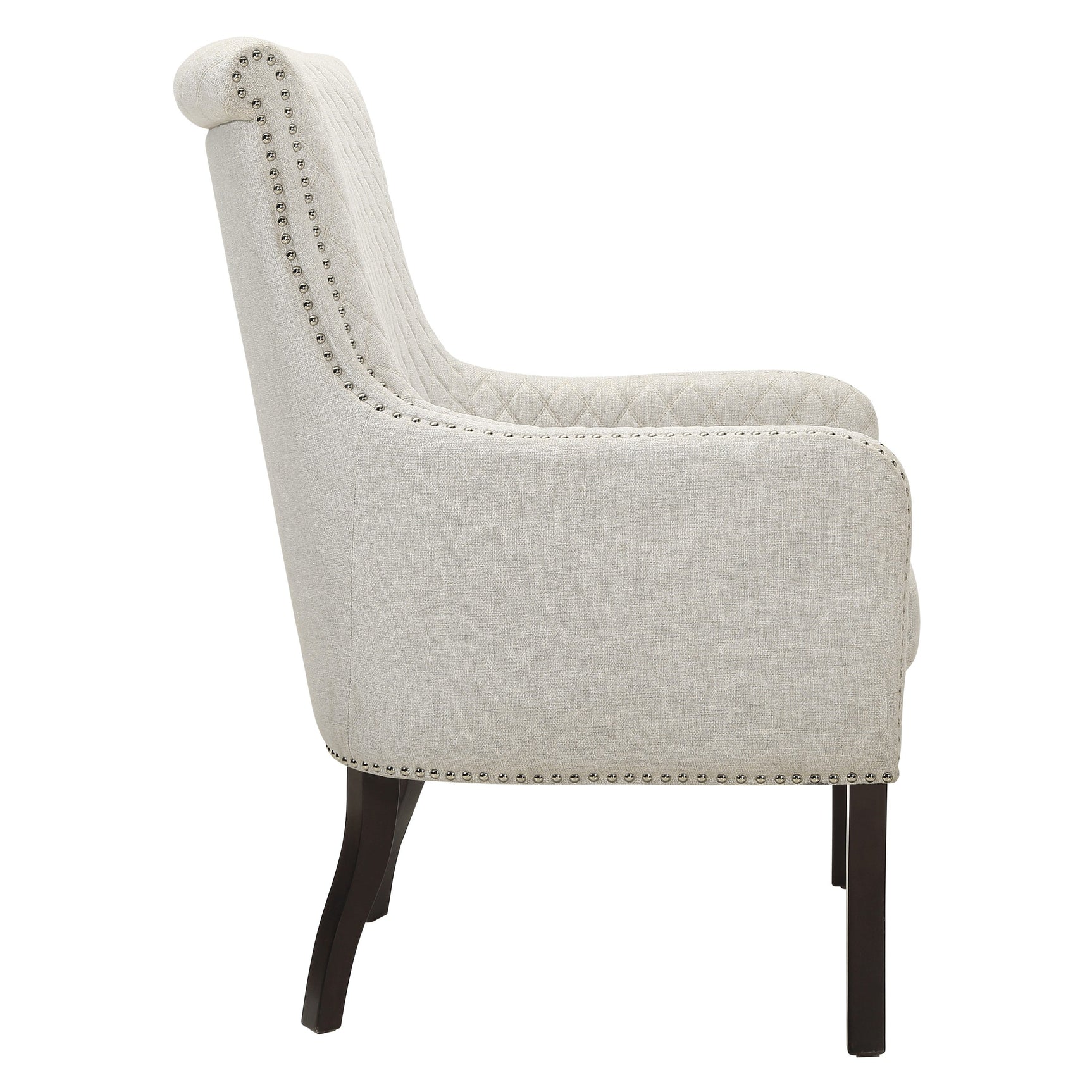 Avalon Beige Accent Chair - Ornate Home
