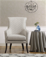 Avalon Beige Accent Chair - Ornate Home