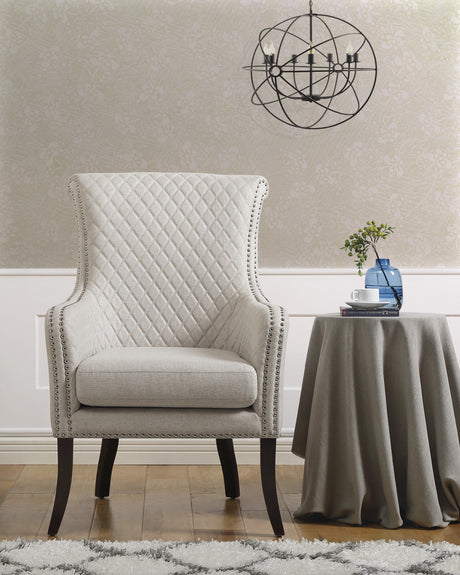 Avalon Beige Accent Chair - Ornate Home