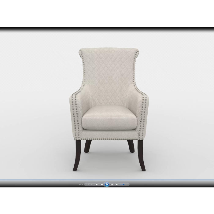 Avalon Beige Accent Chair - Ornate Home