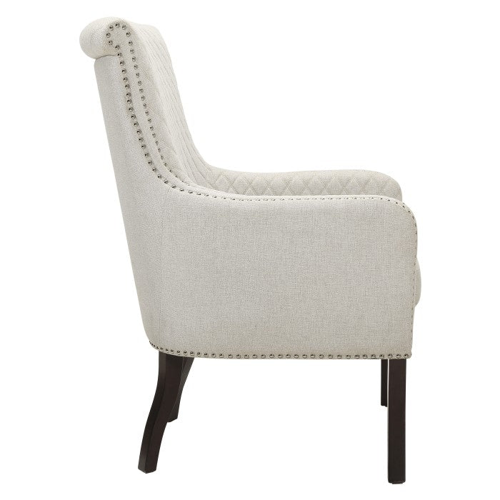 Avalon Beige Accent Chair - Ornate Home