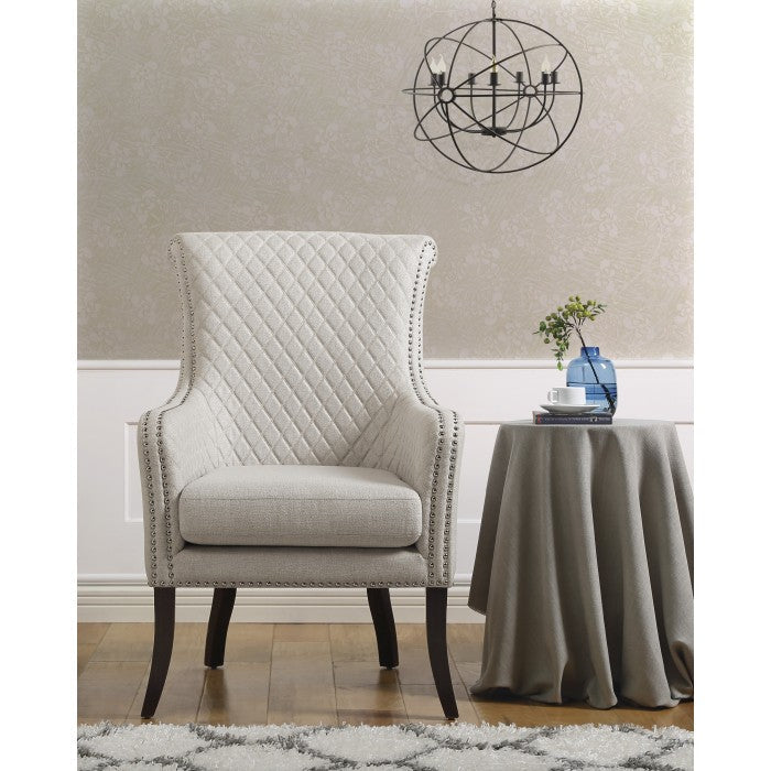 Avalon Beige Accent Chair - Ornate Home