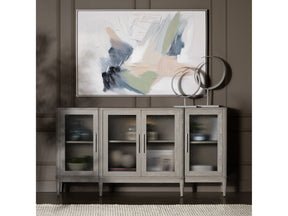 Avalon Green/Blue Canvas - Ornate Home