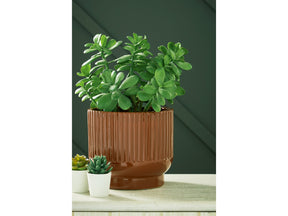 Avalyah Burnt Umber Vase (Set of 2) - Ornate Home