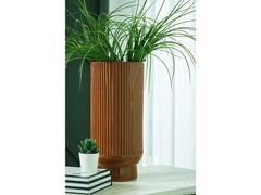 Avalyah Burnt Umber Vase (Set of 2) - Ornate Home