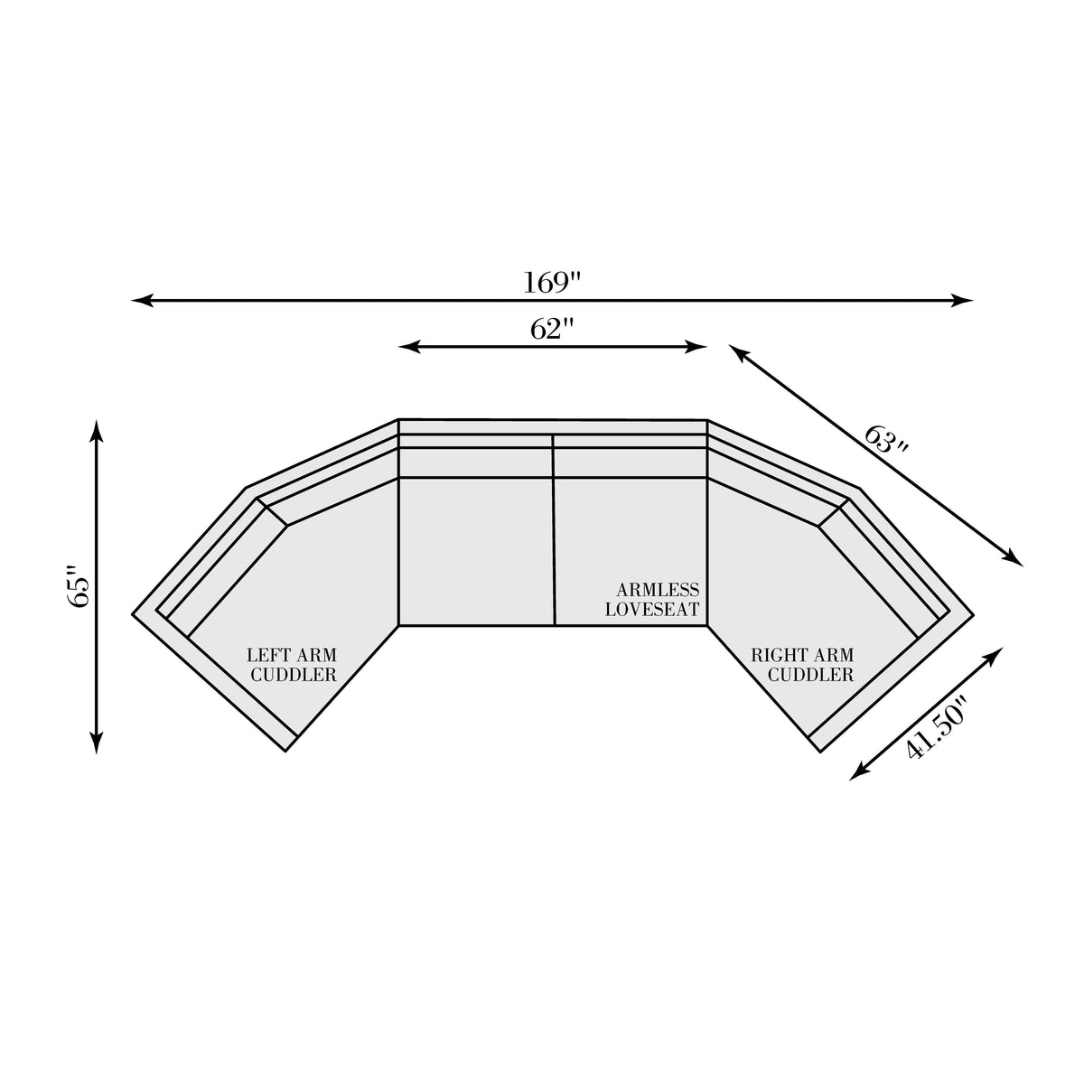 Avanni Brown Outdoor Sectional - Ornate Home