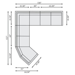 Avanni Ivory Outdoor Sectional - Ornate Home