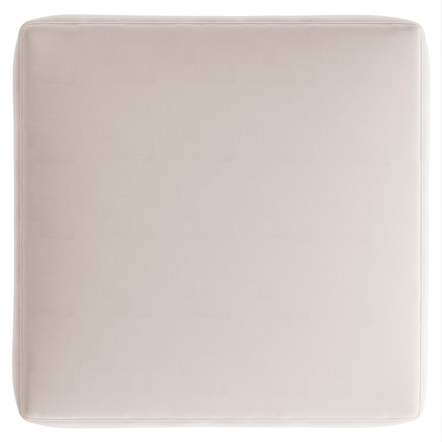 Avanni White/Cream Outdoor Ottoman - Ornate Home