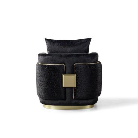 Avanos Black Chair - Ornate Home