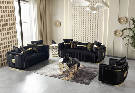 Avanos Black Chair - Ornate Home