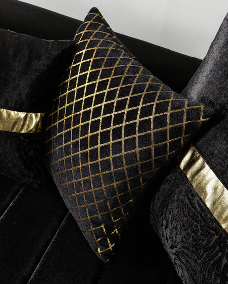 Avanos Black Sofa - Ornate Home