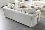 Avanos Cream Sofa - Ornate Home