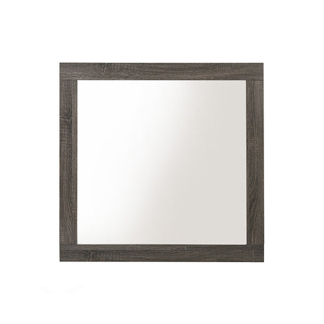 Avantika Rustic Gray Oak Mirror - Ornate Home