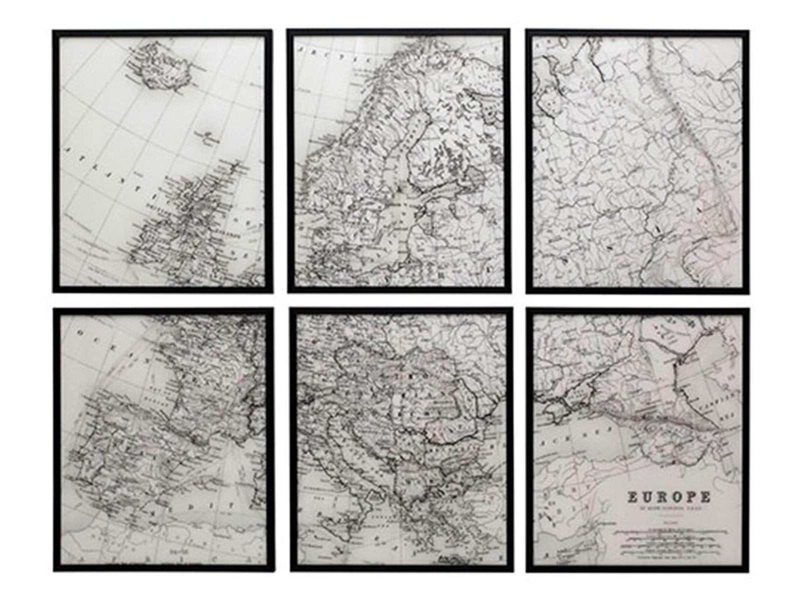 Avanworth Wall Art (Set of 6) (Online Special Price) - Ornate Home