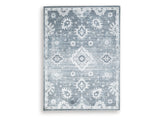 Avanworths Blue/Gray/Ivory Washable Large Rug - Ornate Home