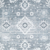 Avanworths Blue/Gray/Ivory Washable Medium Rug - Ornate Home