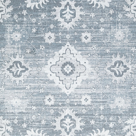 Avanworths Blue/Gray/Ivory Washable Medium Rug - Ornate Home