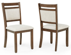 Avasa Cream/Brown 6-Piece Dining Set - Ornate Home