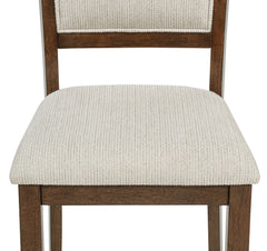 Avasa Cream/Brown 6-Piece Dining Set - Ornate Home