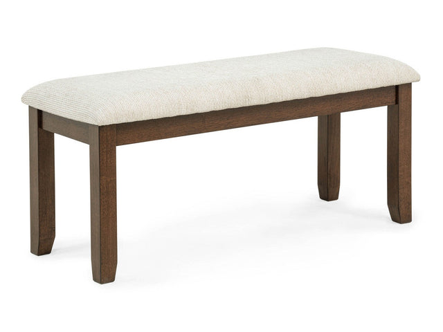 Avasa Cream/Brown Bench - Ornate Home