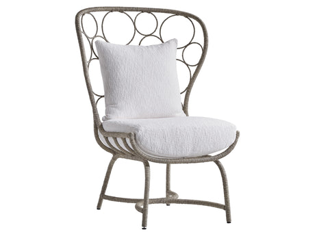 Avea Egret Grey/White/Cream Outdoor Chair - Ornate Home