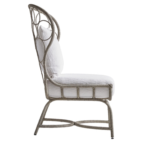 Avea Egret Grey/White/Cream Outdoor Chair - Ornate Home