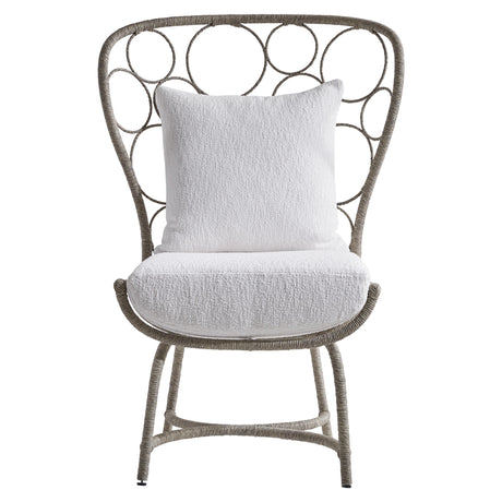 Avea Egret Grey/White/Cream Outdoor Chair - Ornate Home