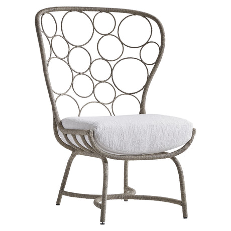 Avea Egret Grey/White/Cream Outdoor Chair - Ornate Home