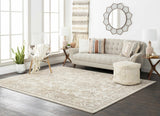 Aveley Beige Cotton Knitted Pouf - Ornate Home