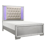 Aveline Silver California King Bed - Ornate Home