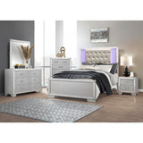 Aveline Silver California King Bed - Ornate Home