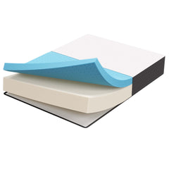 Aveline White 12" Memory Foam King Mattress - Ornate Home