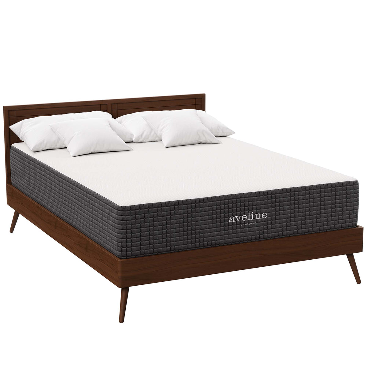 Aveline White 12" Memory Foam Queen Mattress - Ornate Home