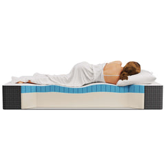 Aveline White 12" Memory Foam Twin Mattress - Ornate Home