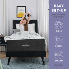 Aveline White 12" Memory Foam Twin Mattress - Ornate Home