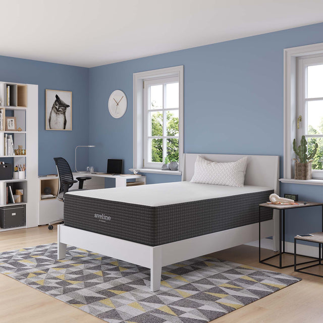 Aveline White 14" Memory Foam Full Mattress - Ornate Home