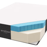 Aveline White 14" Memory Foam Full Mattress - Ornate Home